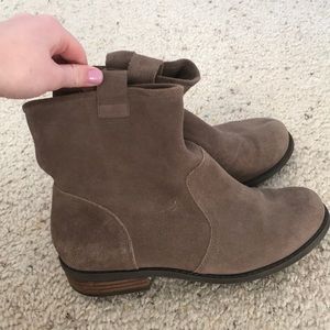 Brown Suede Boots